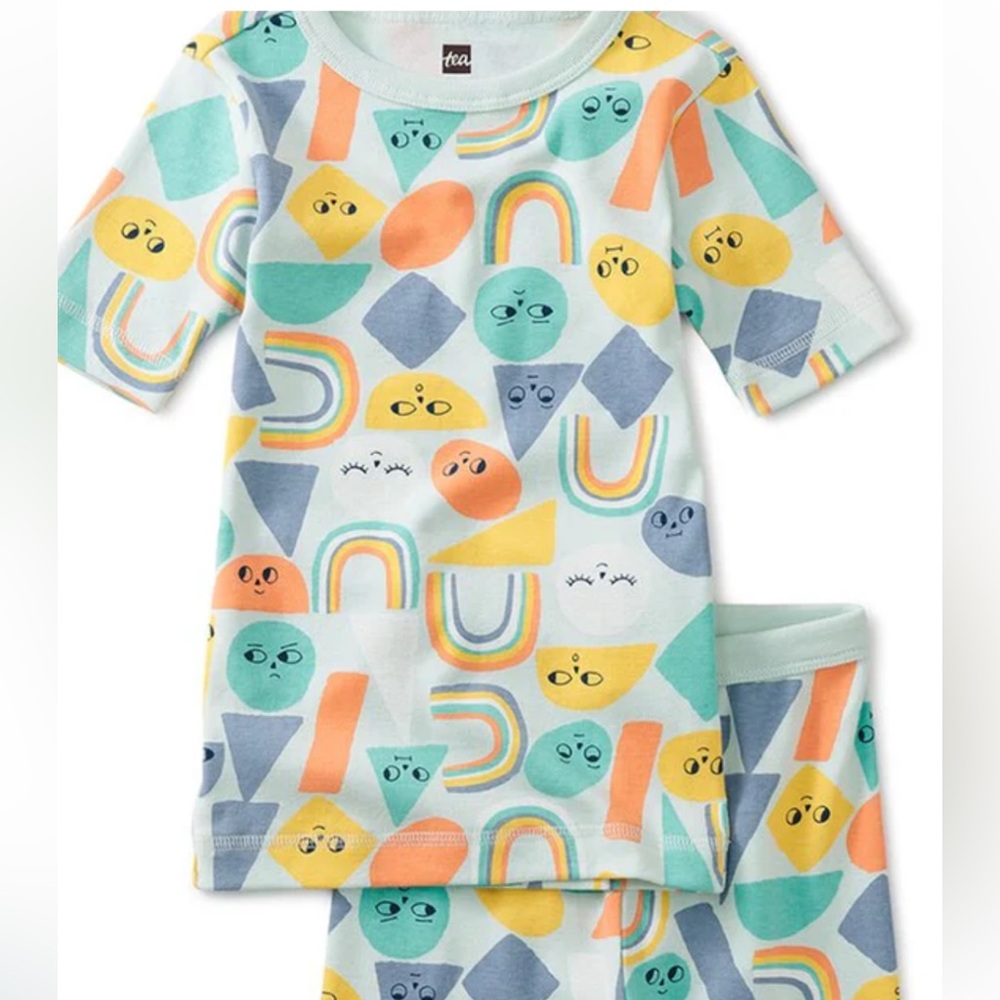 Brand new tea collection in your dreams, pajamas, set shapes and smiles size 12